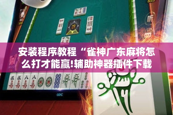 安装程序教程“雀神广东麻将怎么打才能赢!辅助神器插件下载