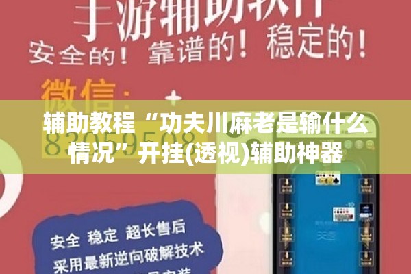 辅助教程“功夫川麻老是输什么情况”开挂(透视)辅助神器