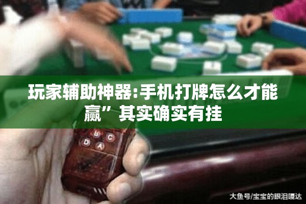 玩家辅助神器:手机打牌怎么才能赢”其实确实有挂