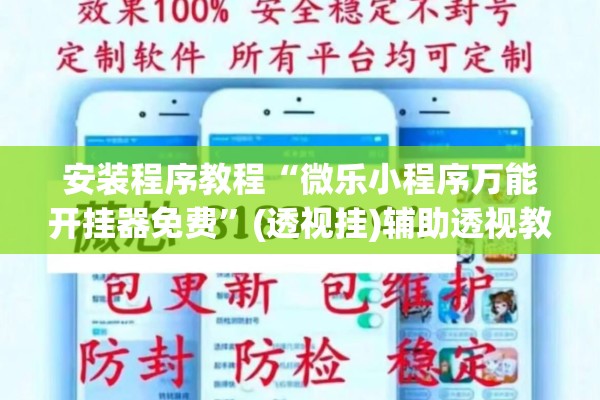 安装程序教程“微乐小程序万能开挂器免费”(透视挂)辅助透视教程