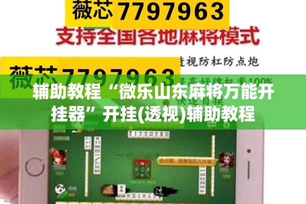 辅助教程“微乐山东麻将万能开挂器	”开挂(透视)辅助教程