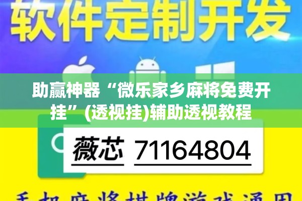 助赢神器“微乐家乡麻将免费开挂	”(透视挂)辅助透视教程