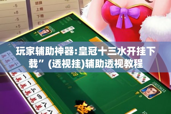玩家辅助神器:皇冠十三水开挂下载	”(透视挂)辅助透视教程