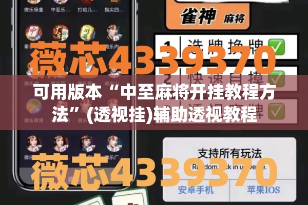 可用版本“中至麻将开挂教程方法”(透视挂)辅助透视教程