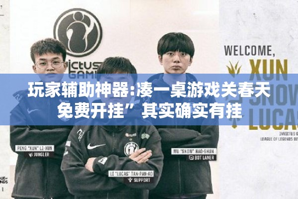 玩家辅助神器:凑一桌游戏关春天免费开挂	”其实确实有挂