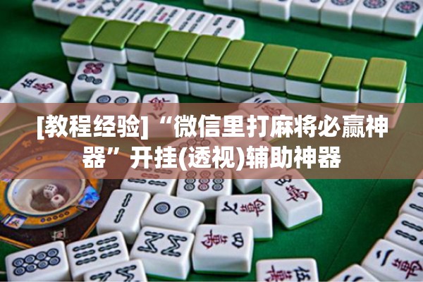 [教程经验]“微信里打麻将必赢神器”开挂(透视)辅助神器