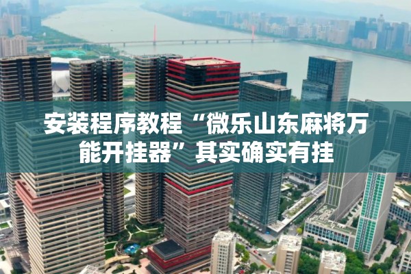 安装程序教程“微乐山东麻将万能开挂器”其实确实有挂
