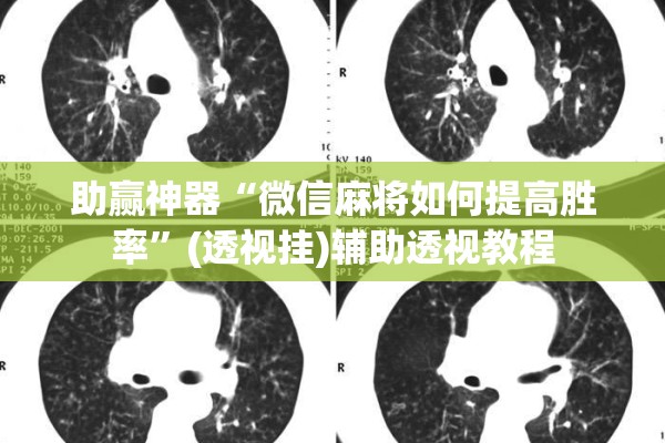 助赢神器“微信麻将如何提高胜率”(透视挂)辅助透视教程