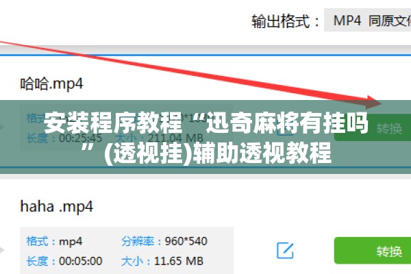 安装程序教程“迅奇麻将有挂吗	”(透视挂)辅助透视教程
