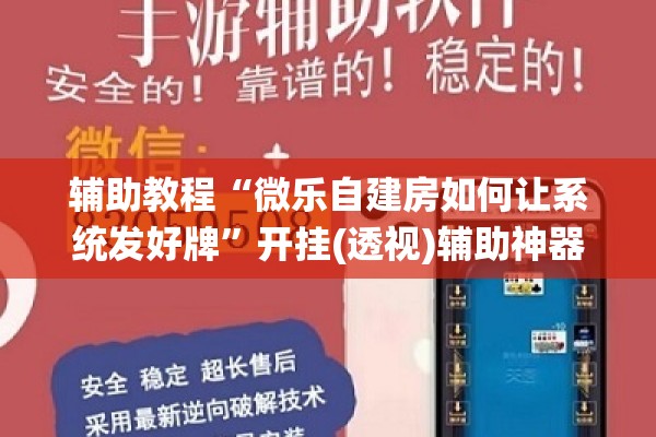 辅助教程“微乐自建房如何让系统发好牌”开挂(透视)辅助神器