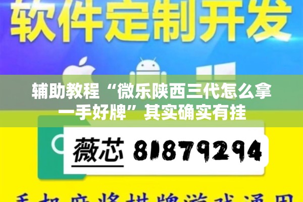 辅助教程“微乐陕西三代怎么拿一手好牌”其实确实有挂