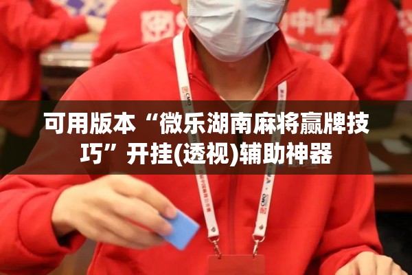 可用版本“微乐湖南麻将赢牌技巧	”开挂(透视)辅助神器