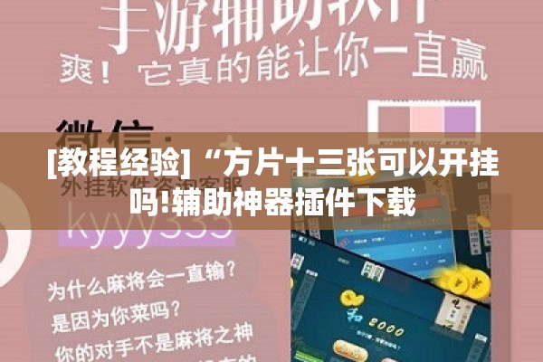 [教程经验]“方片十三张可以开挂吗!辅助神器插件下载