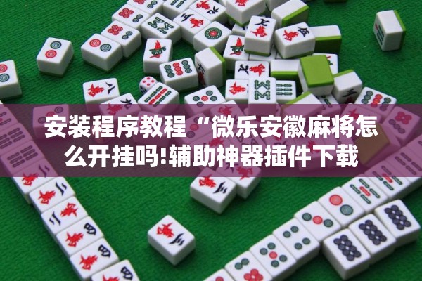 安装程序教程“微乐安徽麻将怎么开挂吗!辅助神器插件下载 安装程序教程“微乐安徽麻将怎么开挂吗!辅助神器插件下载