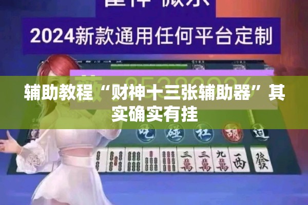 辅助教程“财神十三张辅助器”其实确实有挂