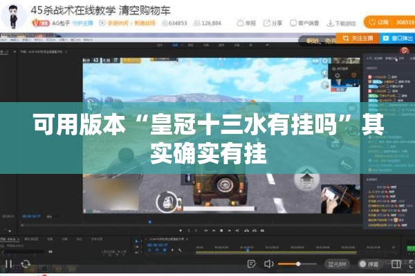 可用版本“皇冠十三水有挂吗”其实确实有挂