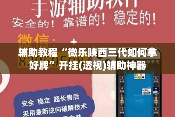 辅助教程“微乐陕西三代如何拿好牌”开挂(透视)辅助神器