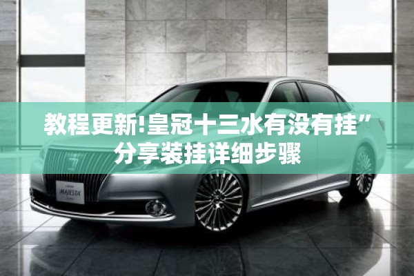 教程更新!皇冠十三水有没有挂”分享装挂详细步骤