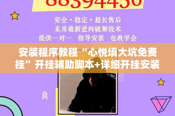 安装程序教程“心悦填大坑免费挂”开挂辅助脚本+详细开挂安装教程