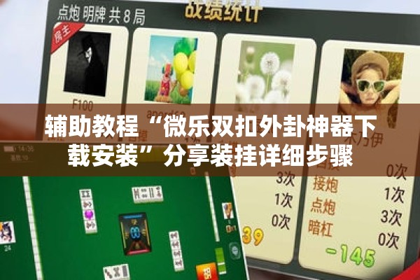 辅助教程“微乐双扣外卦神器下载安装	”分享装挂详细步骤