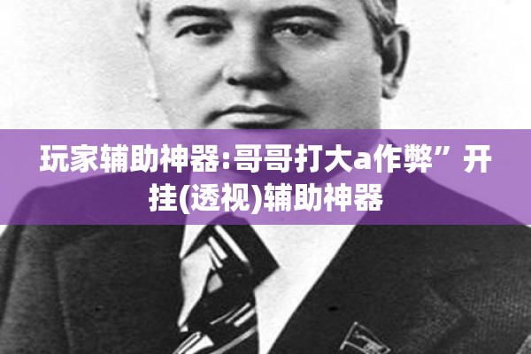 玩家辅助神器:哥哥打大a作弊”开挂(透视)辅助神器