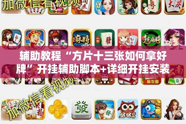 辅助教程“方片十三张如何拿好牌	”开挂辅助脚本+详细开挂安装教程