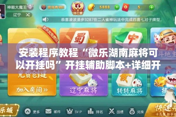 安装程序教程“微乐湖南麻将可以开挂吗	”开挂辅助脚本+详细开挂安装教程