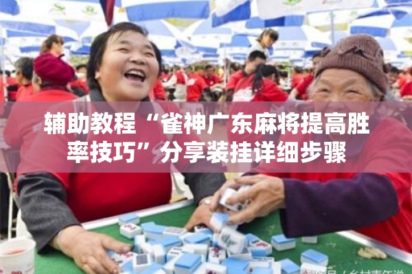 辅助教程“雀神广东麻将提高胜率技巧”分享装挂详细步骤