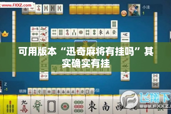 可用版本“迅奇麻将有挂吗”其实确实有挂