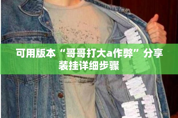 可用版本“哥哥打大a作弊	”分享装挂详细步骤