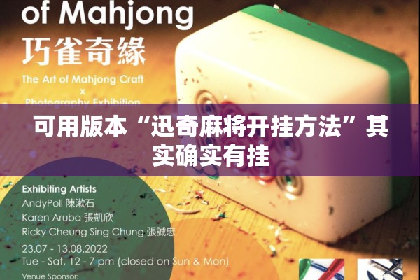 可用版本“迅奇麻将开挂方法”其实确实有挂