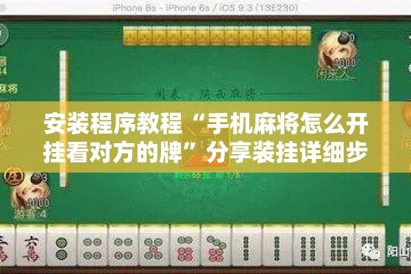 安装程序教程“手机麻将怎么开挂看对方的牌”分享装挂详细步骤