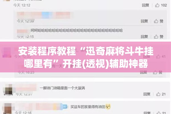 安装程序教程“迅奇麻将斗牛挂哪里有	”开挂(透视)辅助神器