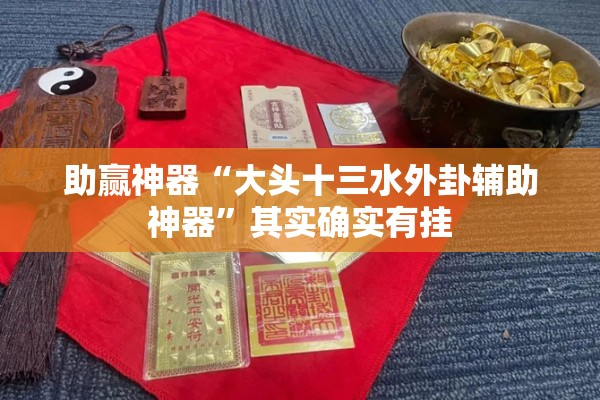 助赢神器“大头十三水外卦辅助神器	”其实确实有挂