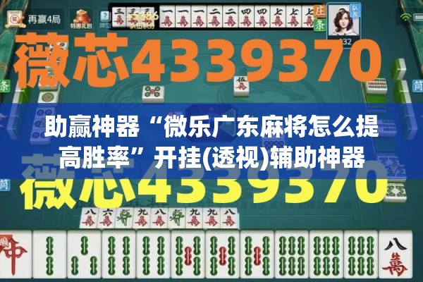 助赢神器“微乐广东麻将怎么提高胜率”开挂(透视)辅助神器