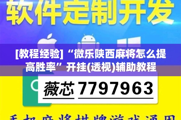 [教程经验]“微乐陕西麻将怎么提高胜率”开挂(透视)辅助教程