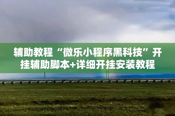 辅助教程“微乐小程序黑科技	”开挂辅助脚本+详细开挂安装教程
