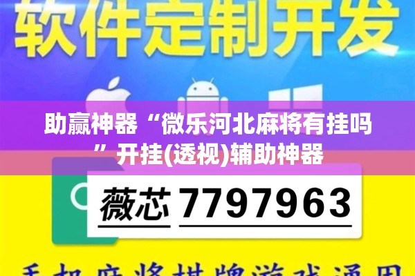 助赢神器“微乐河北麻将有挂吗”开挂(透视)辅助神器