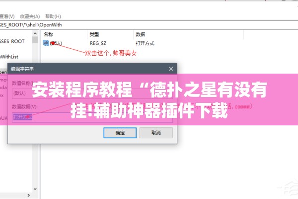 安装程序教程“德扑之星有没有挂!辅助神器插件下载