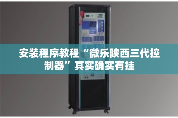 安装程序教程“微乐陕西三代控制器”其实确实有挂
