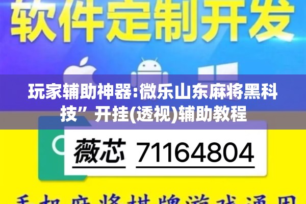 玩家辅助神器:微乐山东麻将黑科技”开挂(透视)辅助教程