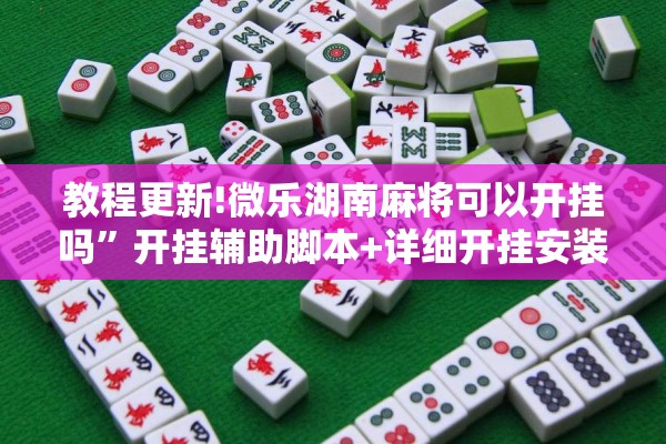 教程更新!微乐湖南麻将可以开挂吗”开挂辅助脚本+详细开挂安装教程