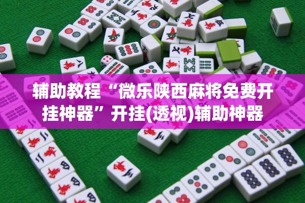 辅助教程“微乐陕西麻将免费开挂神器”开挂(透视)辅助神器