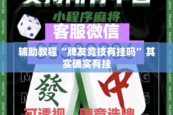 辅助教程“牌友竞技有挂吗”其实确实有挂
