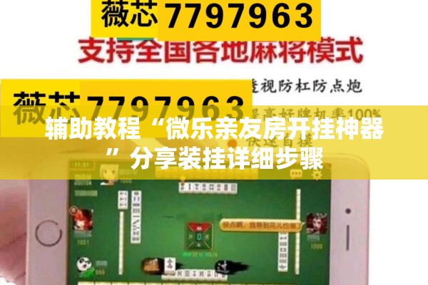 辅助教程“微乐亲友房开挂神器”分享装挂详细步骤