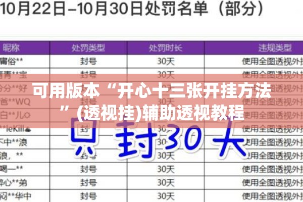 可用版本“开心十三张开挂方法	”(透视挂)辅助透视教程