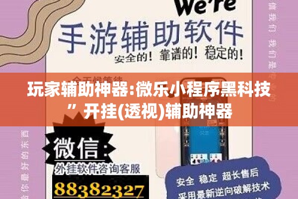 玩家辅助神器:微乐小程序黑科技	”开挂(透视)辅助神器