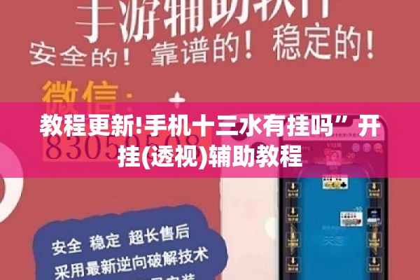 教程更新!手机十三水有挂吗”开挂(透视)辅助教程