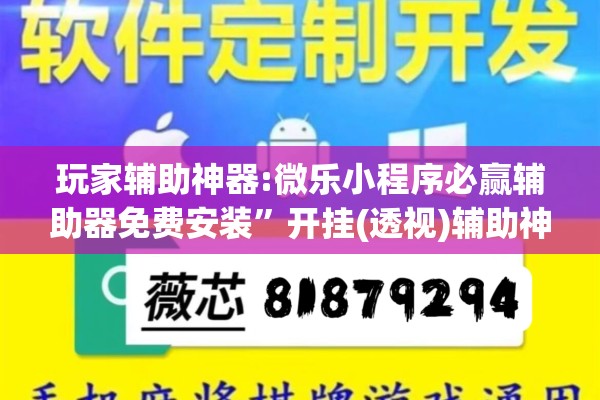 玩家辅助神器:微乐小程序必赢辅助器免费安装	”开挂(透视)辅助神器