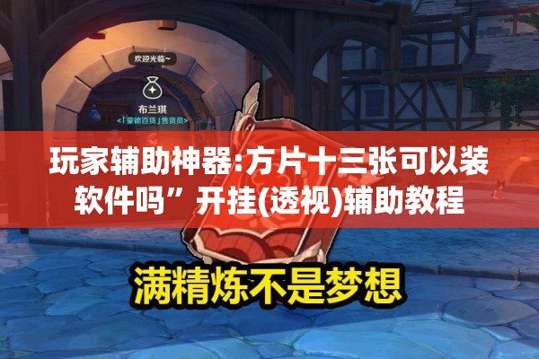玩家辅助神器:方片十三张可以装软件吗”开挂(透视)辅助教程